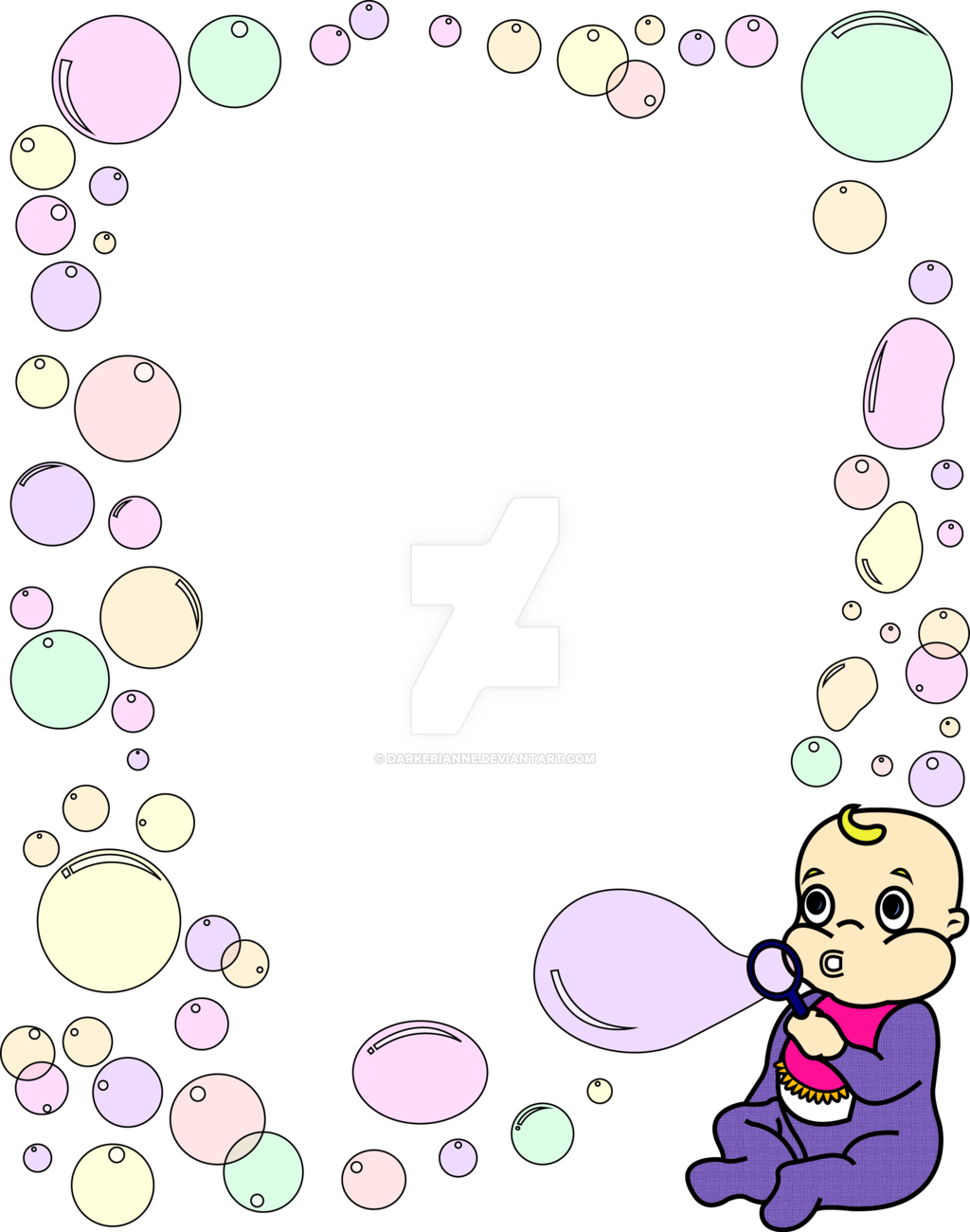 Border For Baby Png (1024x1300)