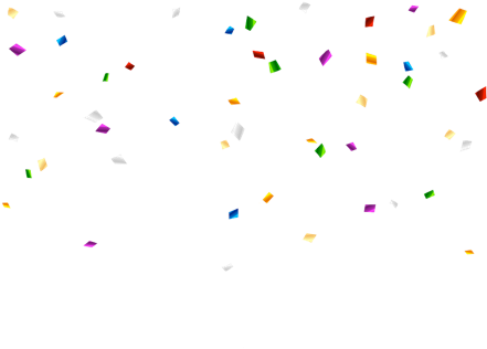 Transparent Confetti Image - Confetti Border Clipart Png (456x456)
