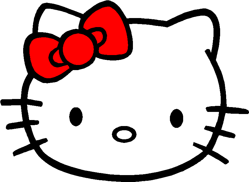 Im Genes De Hello Kitty - Hello Kitty Pink Bow (849x757)