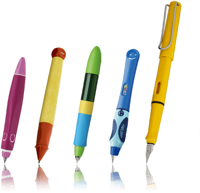 View School Pens - Pelikan Griffix Füllhalter, Blau, Für Linkshänder (440x440)