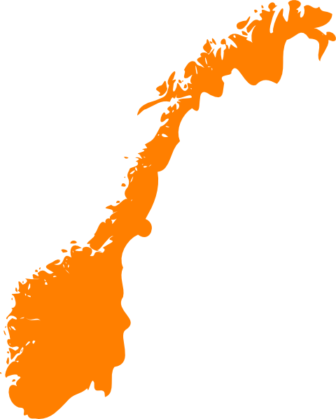 Norway Map Silhouette (480x599)