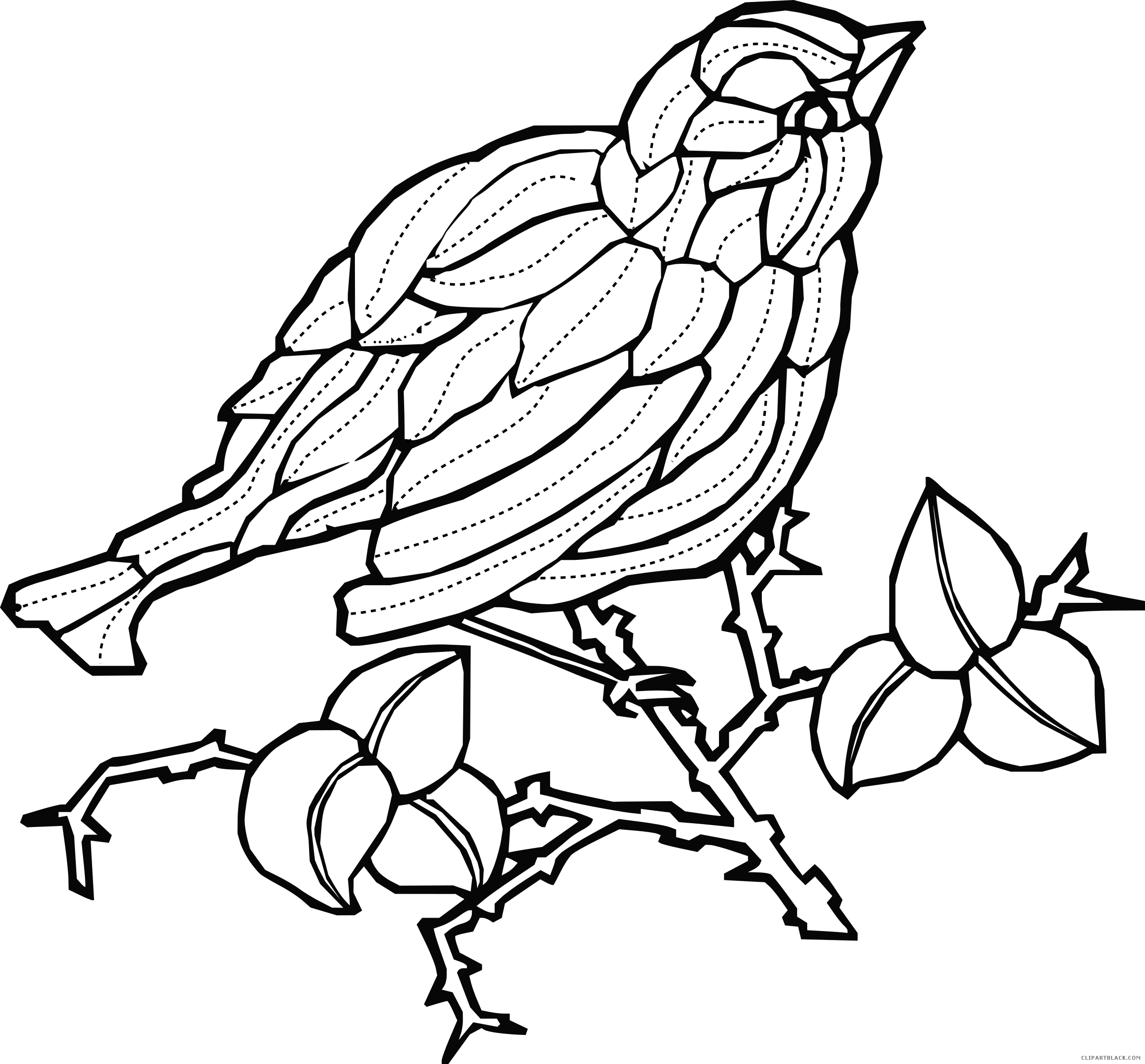 Huge Bird Animal Free Black White Clipart Images Clipartblack - Parrot (2400x2231)