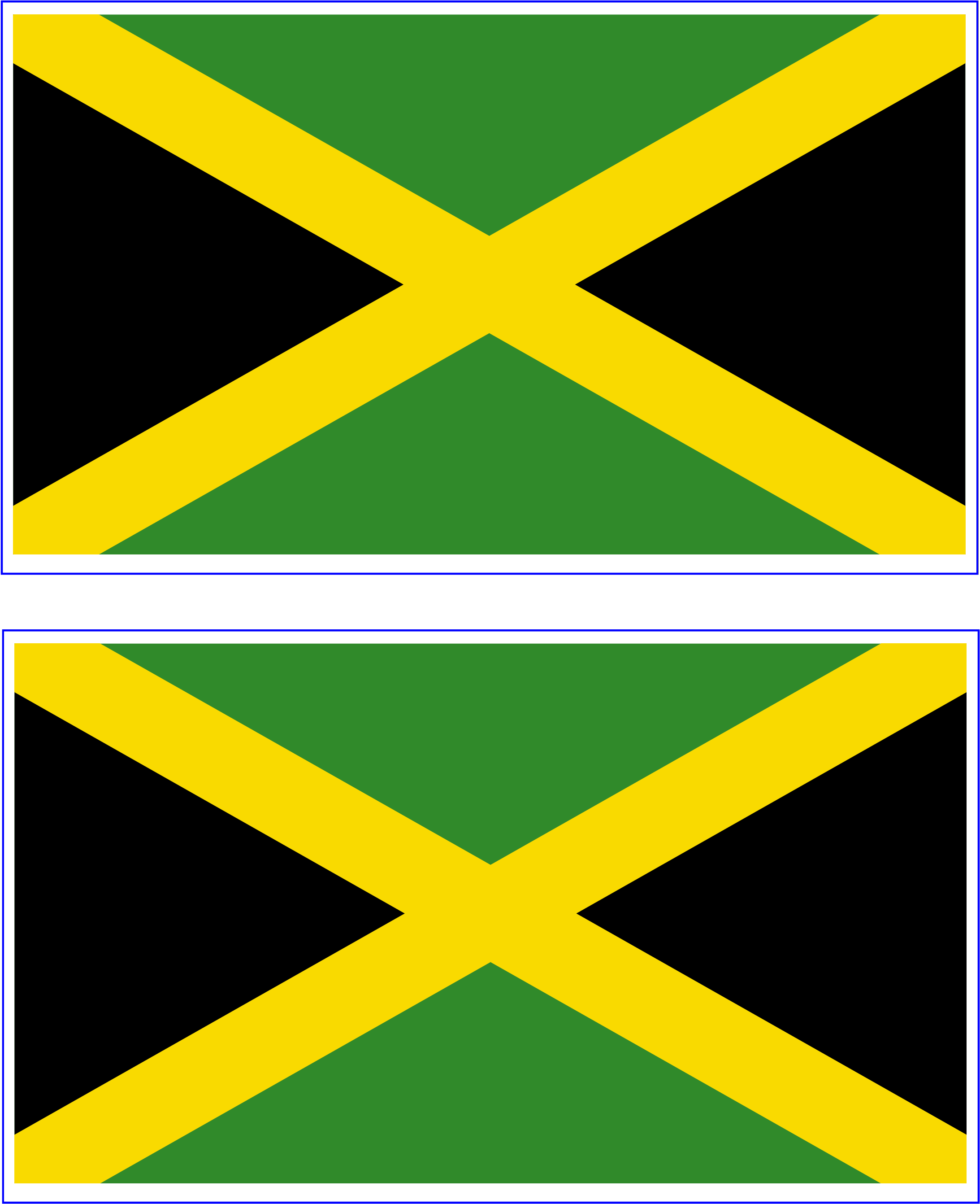 Free Printable Jamaica Flag - Flag Of Jamaica (2480x3508)