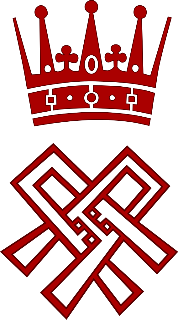 Royal Monogram Of Princess Astrid Of Norway - Monogram (568x1023)