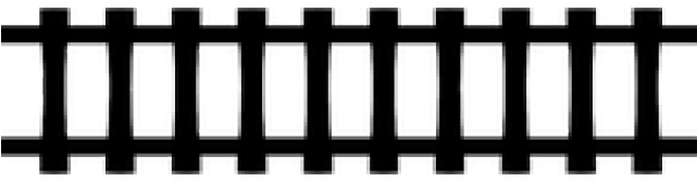 Railroad Track Clipart - Clip Art Train Track (1000x253)