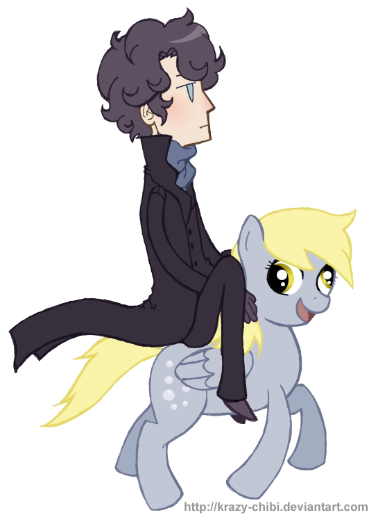 Http - //krazy-chibi - Deviantart - Com - My Little Sherlock Holmes (552x752)