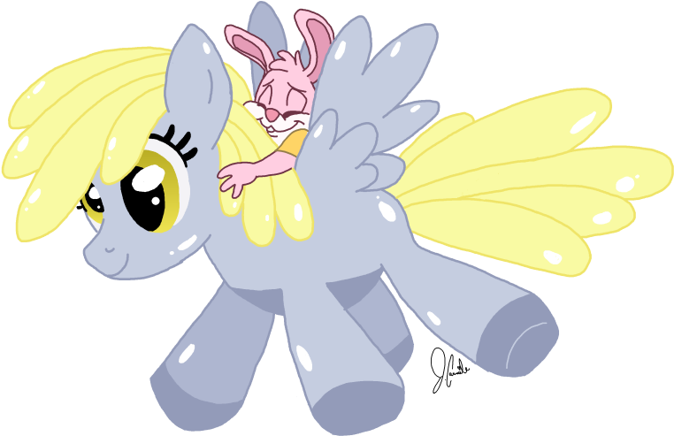 Jimmy And Derpy Baloon - Cartoon (900x657)