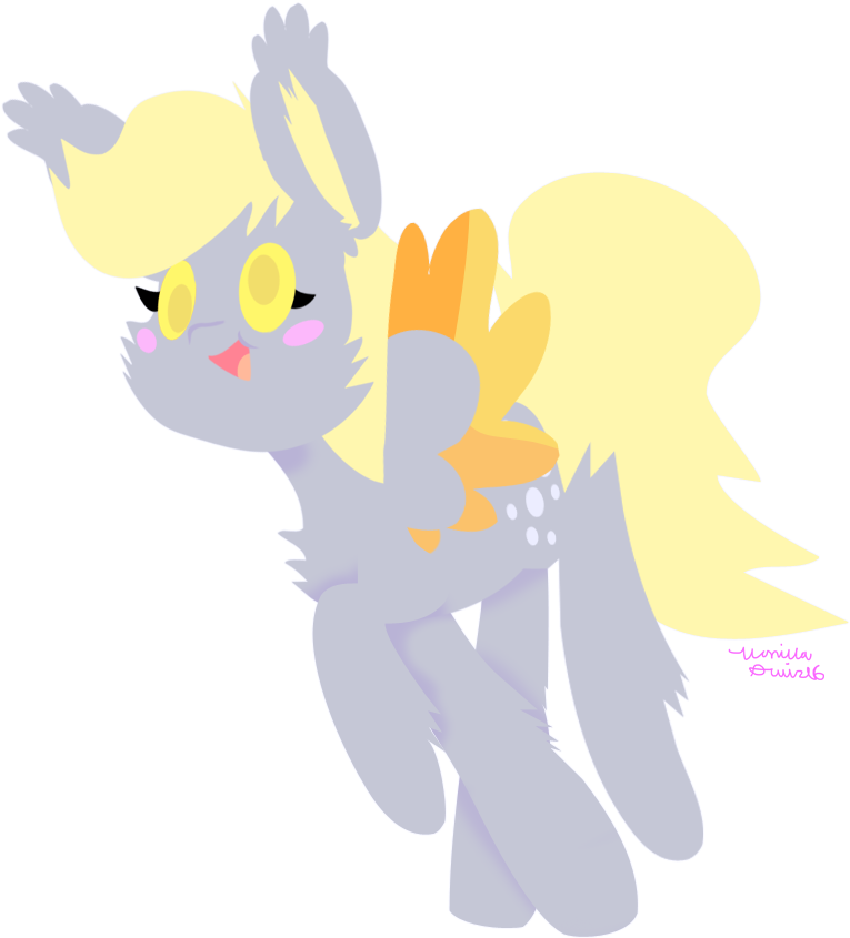 Vanillaswirl6, Chibi, Derpy Hooves, Female, Mare, Pegasus, - Cartoon (1008x1008)