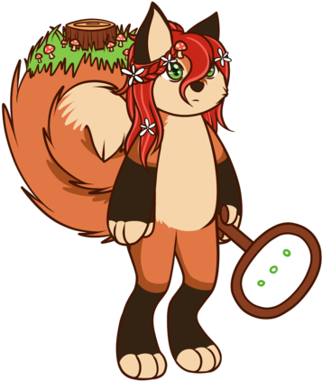 Derpy Semi Chibi Ffionn By Kitsune No Suzu - Cartoon (400x480)