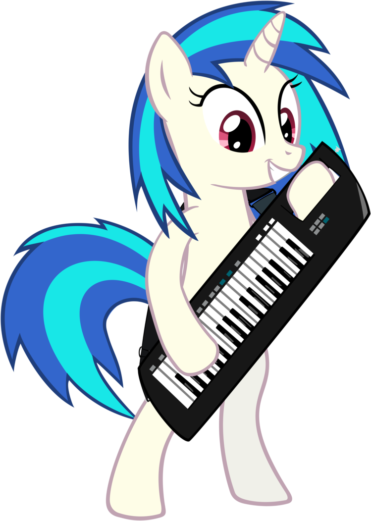 Vinyl Scratch Keytar By Ninjamissendk-d50lyf2 - Phonograph Record (900x1086)