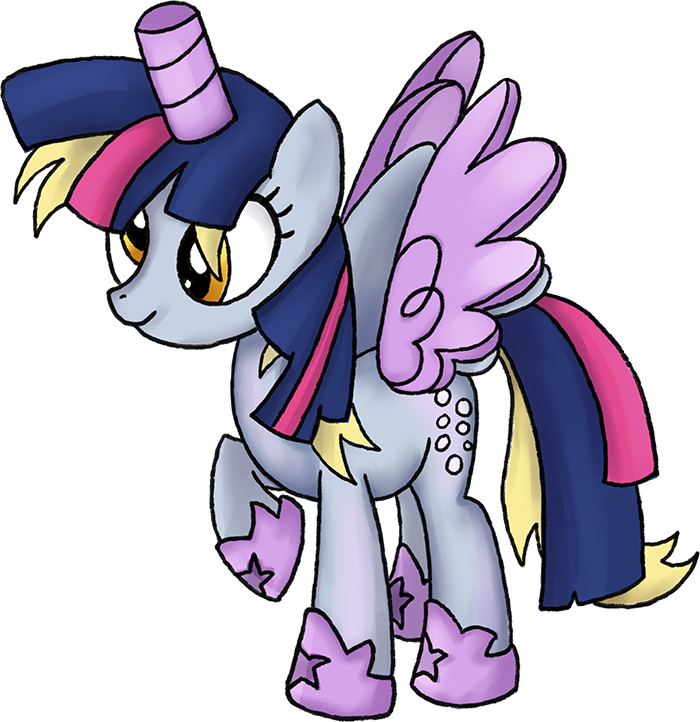 My Little Pony - Mlp Derpy Twilight (700x722)