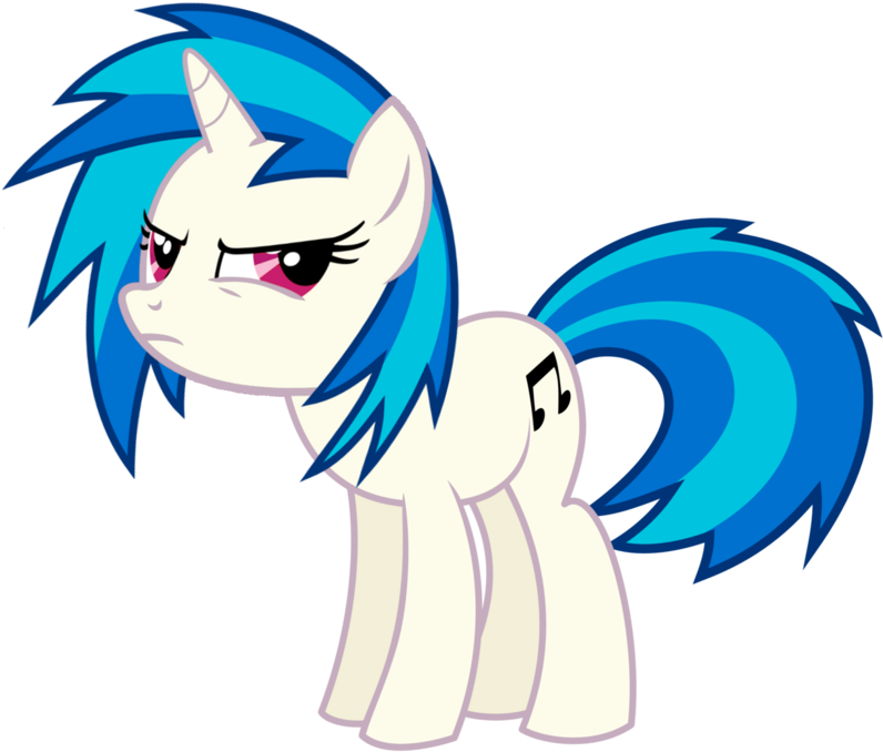 Irritated Vinyl Scratch By Kuren247 - My Little Pony Vinyl Scratch (900x739)