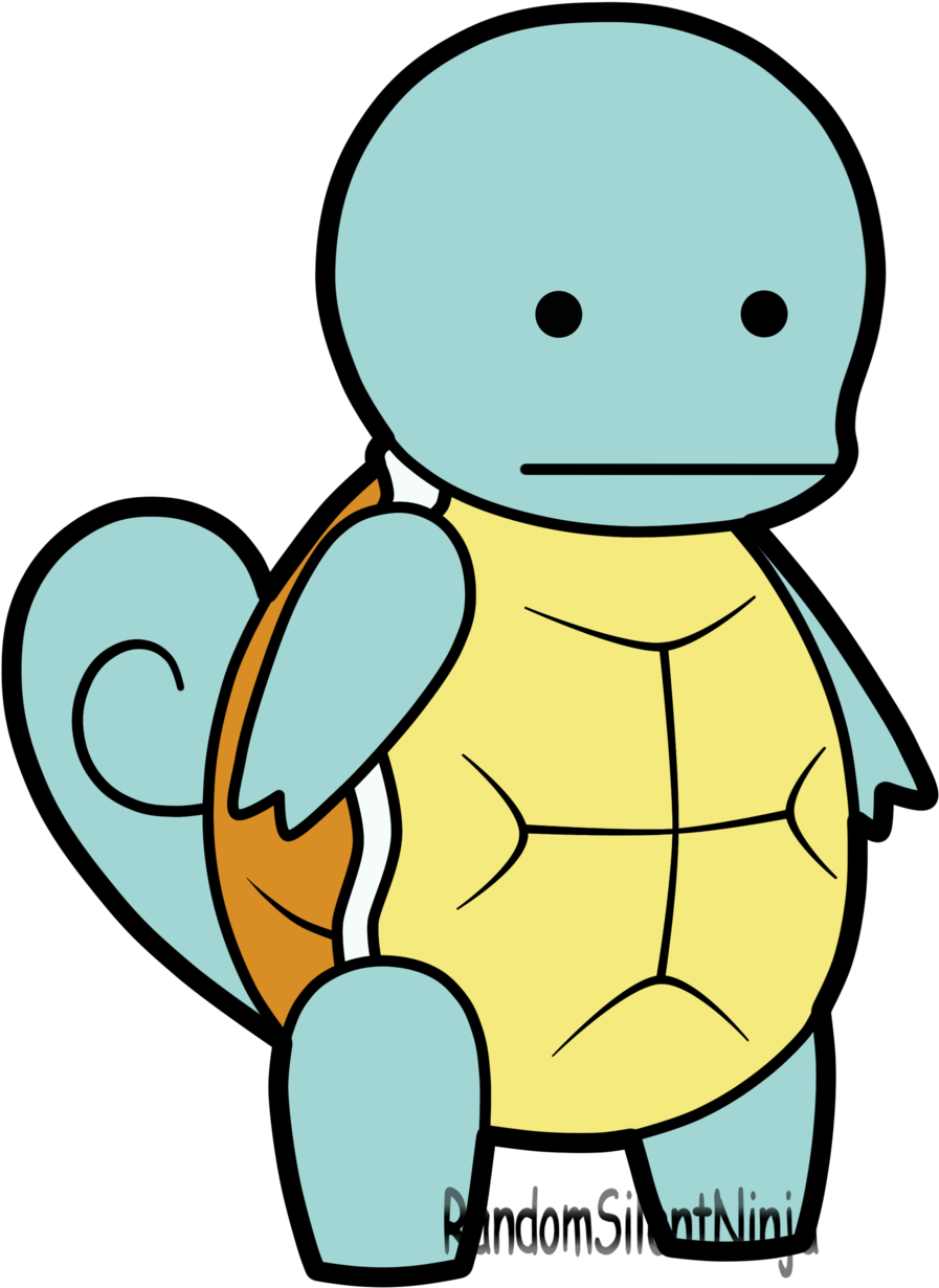 Derpy Squirtle By Randomsilentninja - Derpy Squirtle By Randomsilentninja (1024x1316)