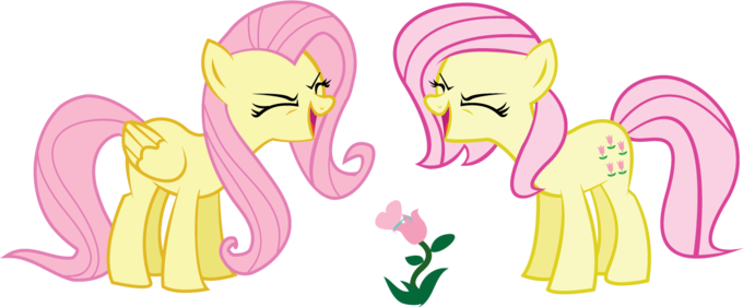 Fluttershy Pony Pink Cartoon Mammal Vertebrate Horse - Cartoon (680x281)