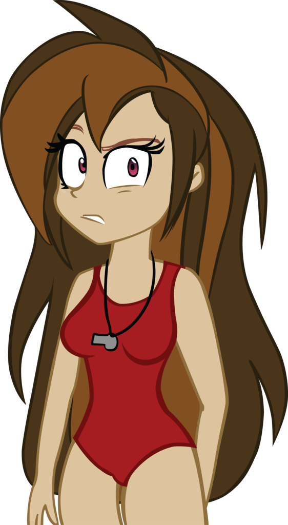 #1377050 - Artist - Hunterz263, Artist - Wubcakeva, - Sexy Female Lifeguard Cartoon (562x1024)