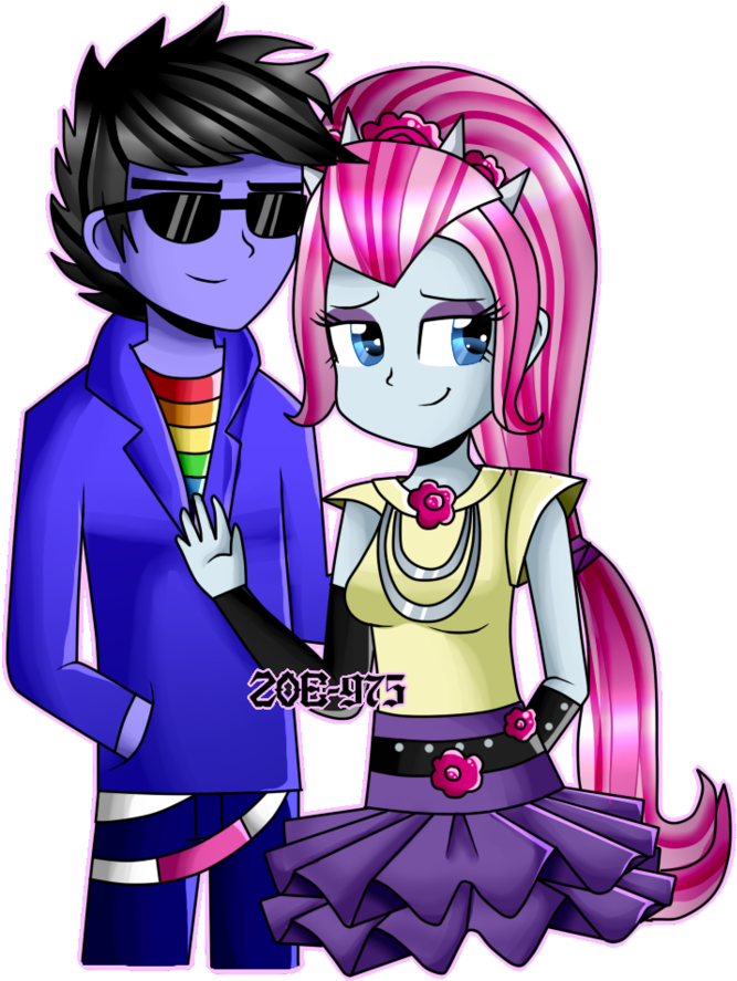 Zoe-975, Canon X Oc, Equestria Girls, Oc, Oc - Gift (798x1000)