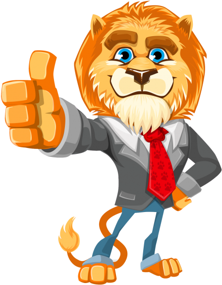 Lion Felidae Tiger Clip Art - Amazing Cartoon Transparent Png (500x615)