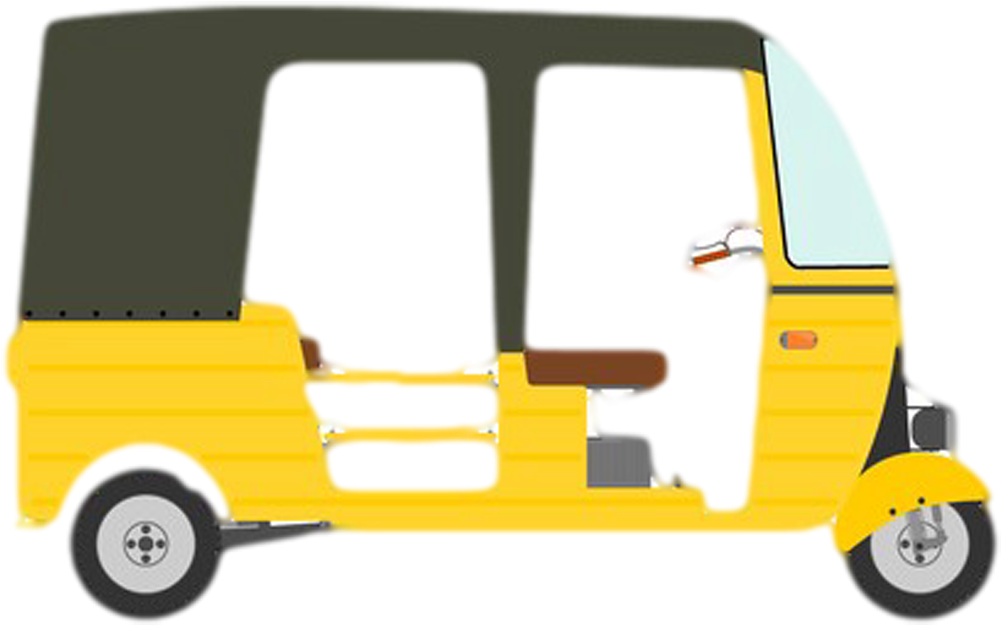 Auto Rickshaw Royalty-free Clip Art - Chennai Auto Rickshaw Vector (1024x1024)