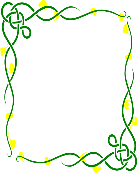 Menu Border2 Clip Art At Clker - Menu Borders Transparent (474x596)