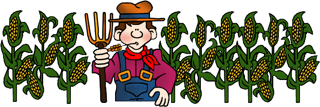 Corn Clipart Clip Art - Farming Clipart (648x232)