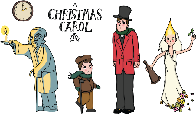 28 Collection Of A Christmas Carol Clip Art - Cartoon (655x400)