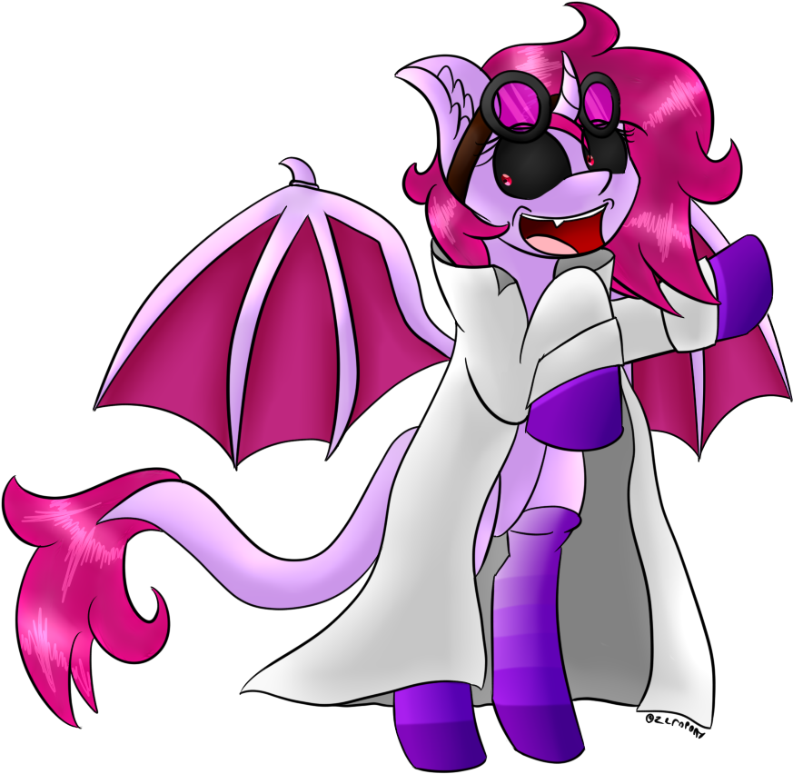 Mad Scientist Pebbles By Zeroponycreations - Cartoon (909x873)