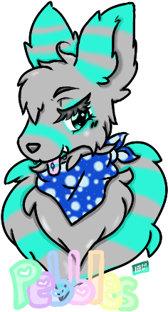 Pebbles Badge By Mewmehh - Cartoon (305x465)