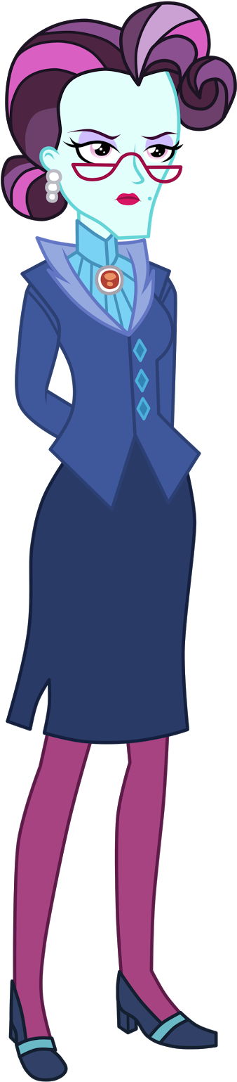 Pony Princess Luna Rarity Derpy Hooves Principal Abacus - Mlp Eg Principal Cinch Vector (485x1600)