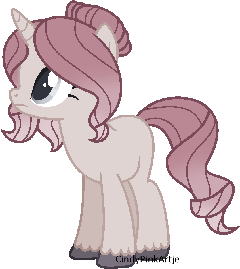 Cindypinkartje, Base Used, Female, Mare, Oc, Oc Only, - Unicorn Base Oc Female (884x982)