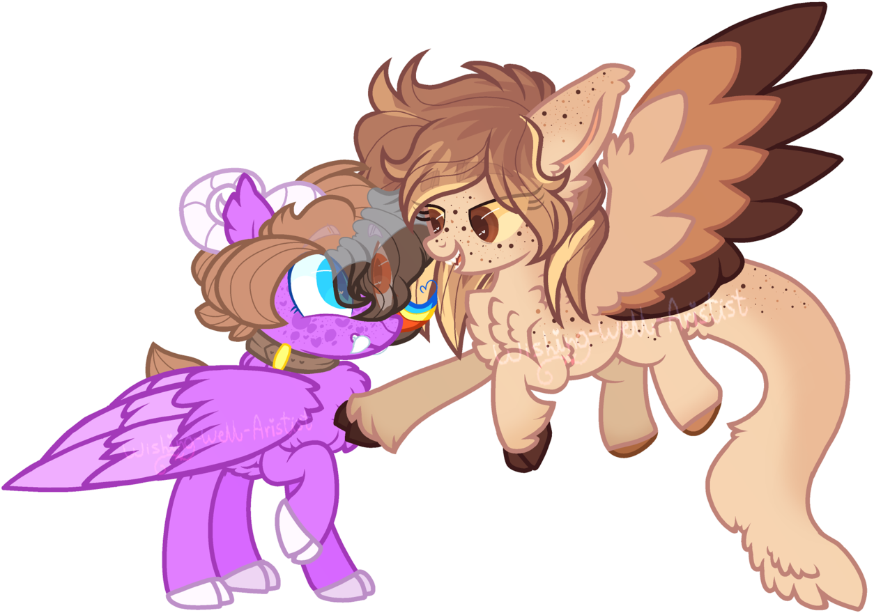 Wishing Well Artist, Base Used, Colored Wings, Female, - Cartoon (1280x919)