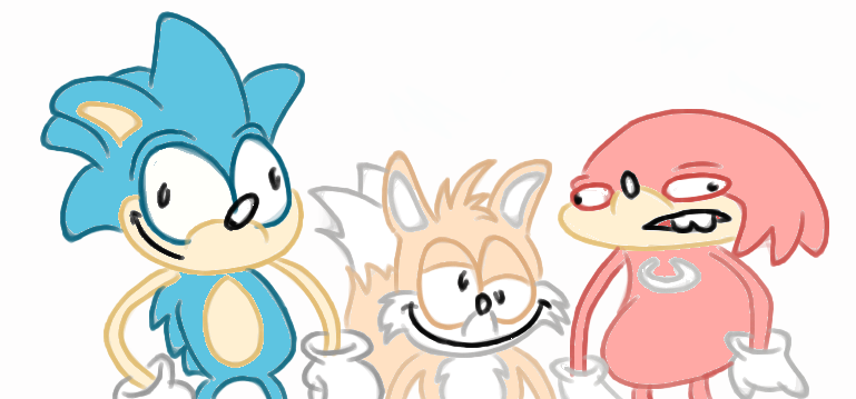 Sanic Mane By Benjamillion - Cartoon (769x359)