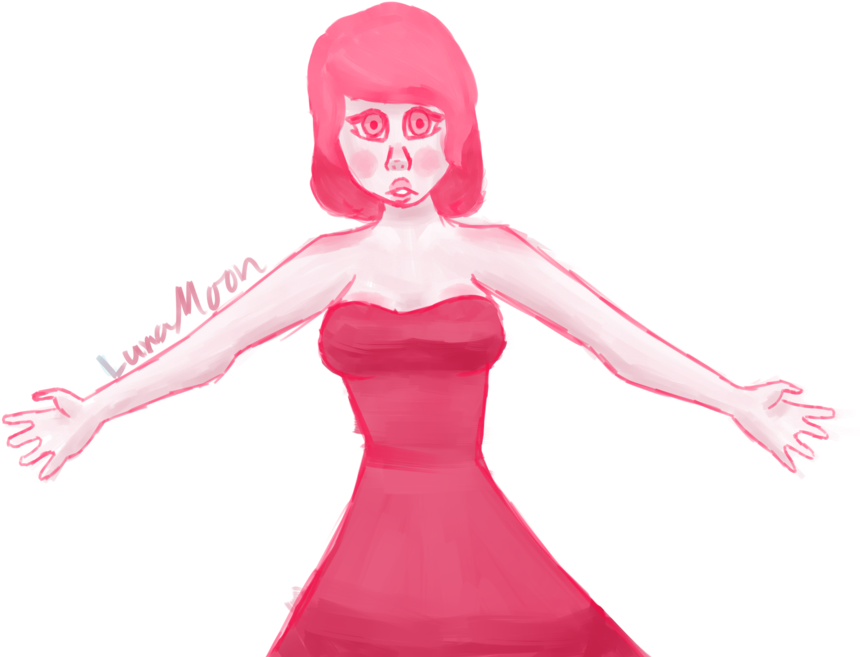 Pink By L U N A R M O O N - Illustration (894x894)