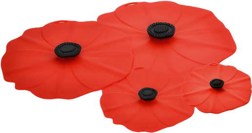 Vianvin Air-tight Lids Come In Various Sizes To Fit - Poppy (600x600)