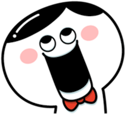 Spoiled Rabbit Smile Face Messages Sticker-2 - Spoiled Rabbit Face 2 (450x414)