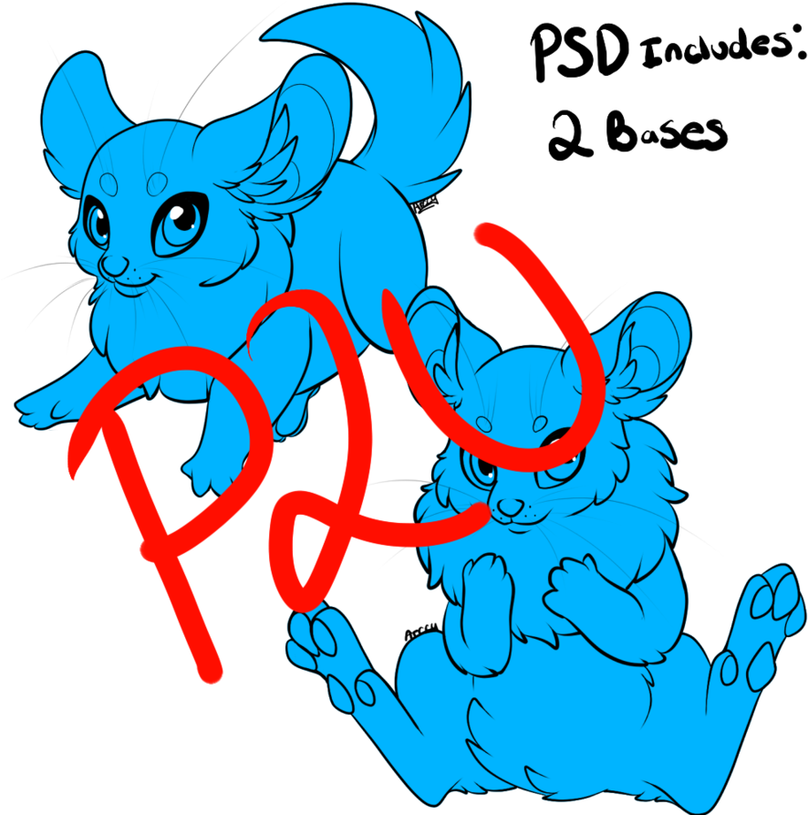 Small Mammal/chinchilla Cheap Ptu Base By Arccyfox - Mammal (894x894)