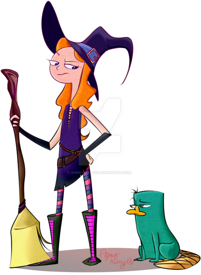 A Witch And Her Platypus By Agentkelly13 - Comics (820x975)