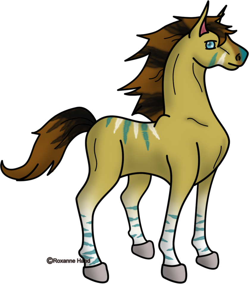 Mule Mustang Foal Colt Stallion - Cartoon (837x954)