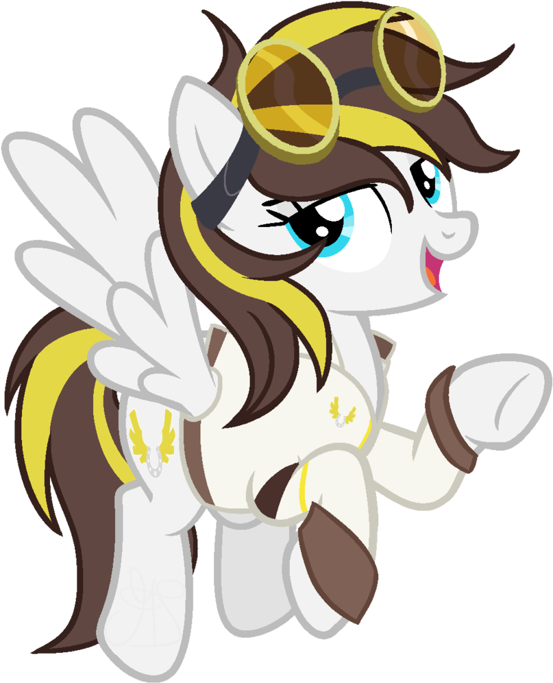 Xxmelody-scribblexx, Clothes, Female, Goggles, Mare, - Cartoon (860x1024)