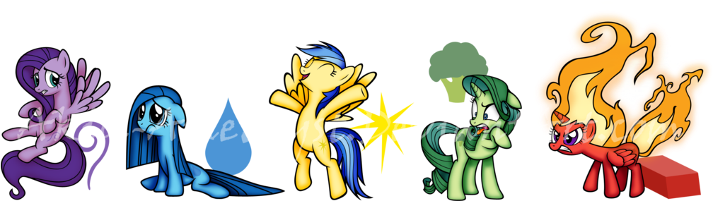 Mane Six Inside Out By Akili Amethyst - Amethyst (1024x293)