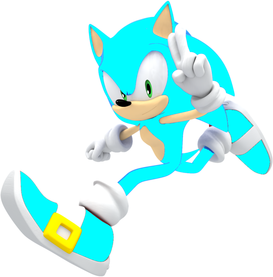 A Better Recolor Of Blue By Thebluesorcerer101 - Sonic R (894x894)