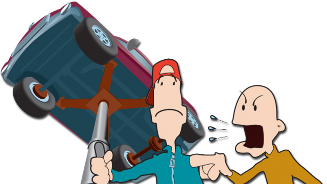 Car Lift Illustration - Car (640x360)
