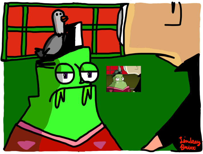 Invader Zim Scene Redraw 7 By Cartooonnerd - Cartoon (1024x768)