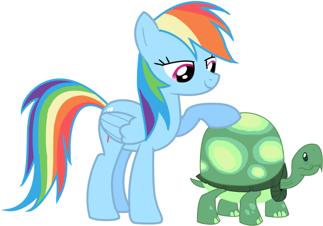 Rainbow Dash And Tank Vector By Brookreed - Rainbow Dash And Tank (750x600)