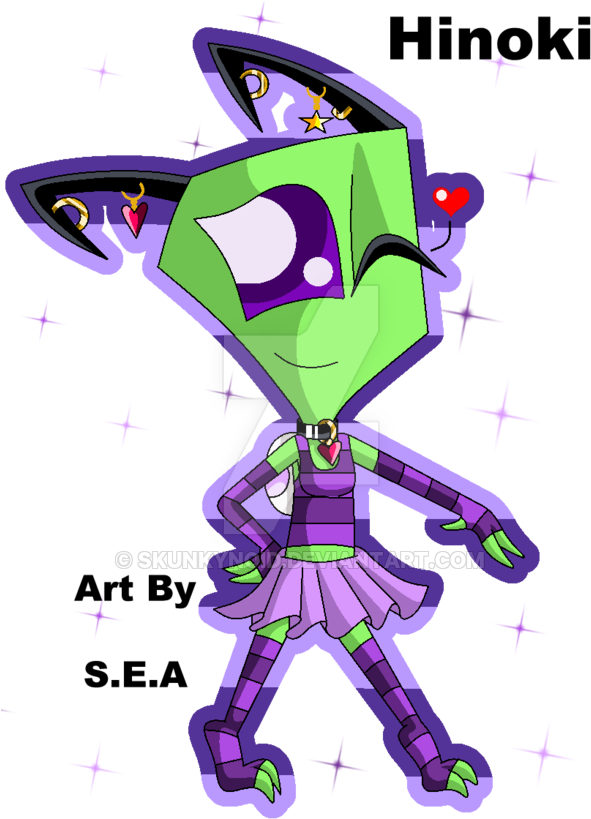 Invader Zim Oc - Lg Cookie (600x818)