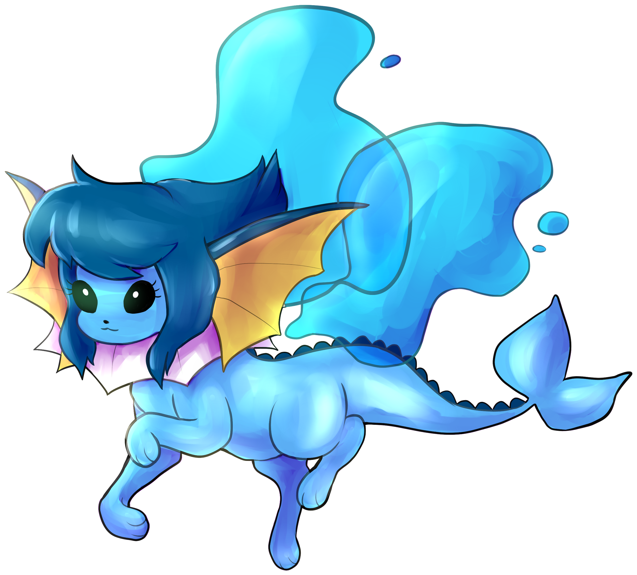 Vaporeon Lazuli By Norithecat Vaporeon Lazuli By Norithecat - Comics (3264x2448)