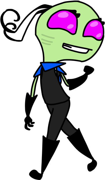 Just A Normal Invader Zim Oc By Draw Kat Bases - Just A Normal Invader Zim Oc By Draw Kat Bases (463x733)
