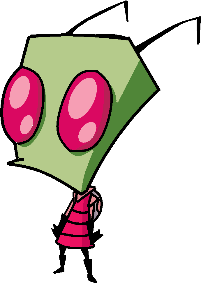 Invader Zim Vector By Thunder-nightingale - Invader Zim Zim Vector (756x1036)