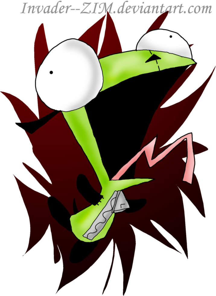 Gaaghaahahah By Invader Zim - Cartoon (762x1048)