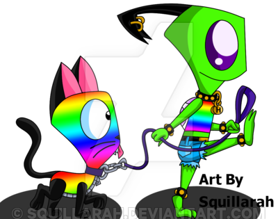 Invader Zim Ocs-walking Ivan By Skunkynoid - Invader Zim Ocs (400x315)