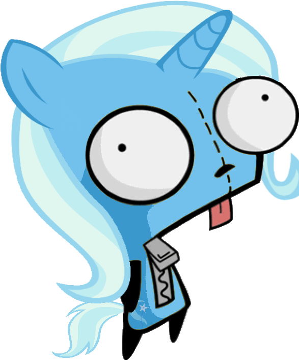 Gir, Invader Zim, Safe, Trixie - Gir Invader Zim Pig (610x730)